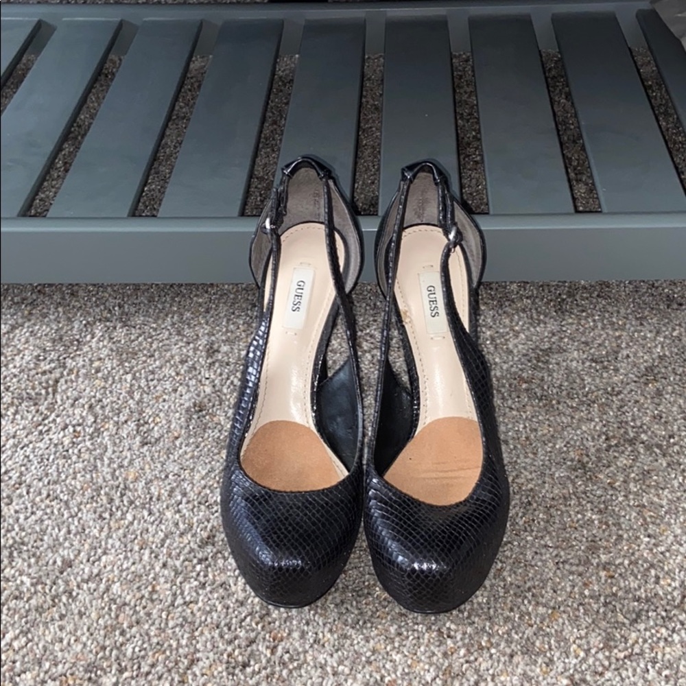 Guess black heels
